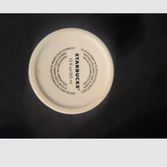 New NoTagStarbucks 2017 Holiday Red Joyful Ceramic Traveler 12 fl oz Tumbler Mug - Picture 7 of 9